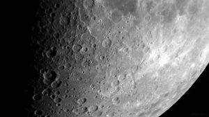 Krater unterhalb Mare Nectaris am 19. Juli 2018 um 21:34 Uhr