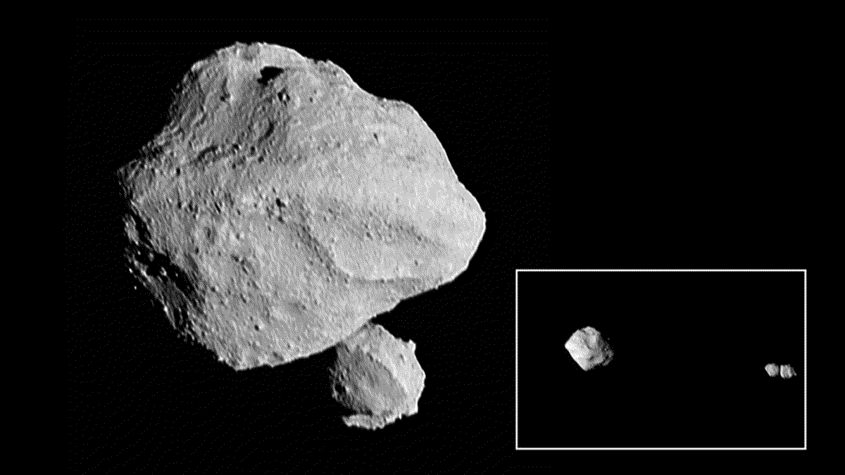 Asteroid Dinkinesh mit Doppelmond